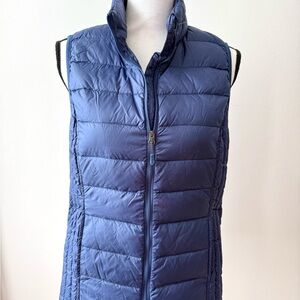 Women's Blue Quilted Vest